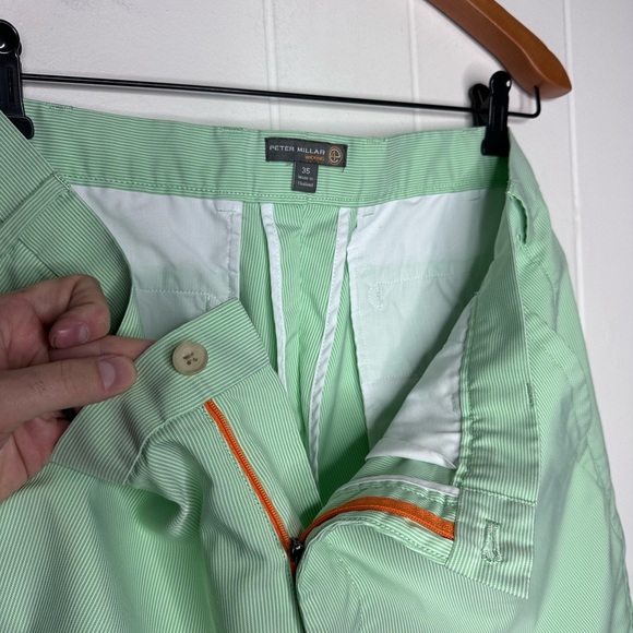 Peter Millar Crown Sport WICKING Striped Golf Shorts - Picture 4 of 9